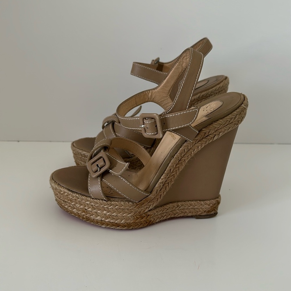 COPY - Christian Louboutin espadrille wedge size 38